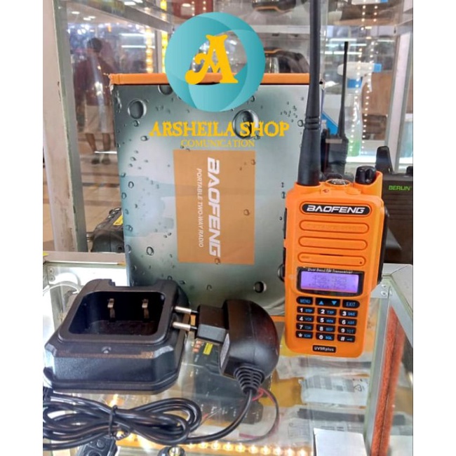 Ht Baofeng oranye Dual band uv 9r waterprof