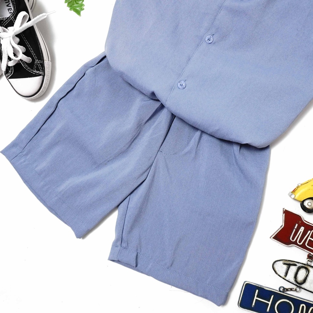 Amspro Setelan anak unisex pakaian anak kids set Dido