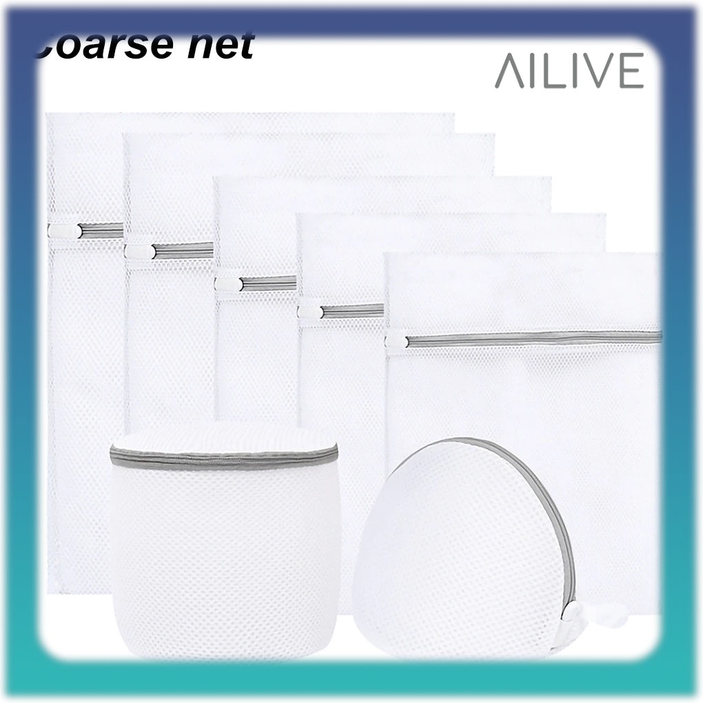 AILIVE Laundry Bag Set 7IN1 / Kantong Jaring Mesin Cuci 7PCS / Tempat Baju Pakaian Dalam Bra Organizer Bag