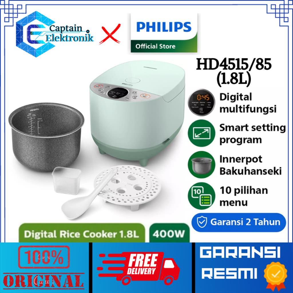 PHILIPS Digital Rice Cooker [1.8 L] HD4515 / HD 4515 / HD-4515 / RESMI