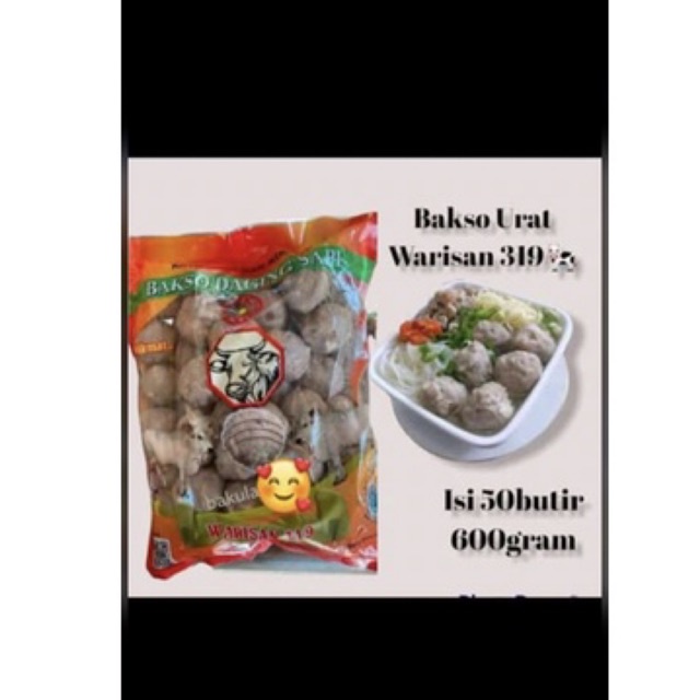 

Warisan bakso urat isi 50