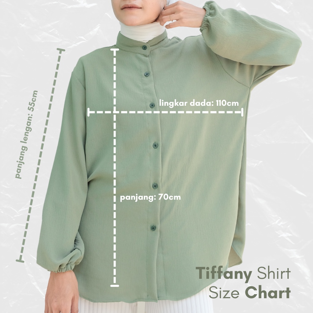 Tiffany Shirt Kemeja Crinkle Oversized