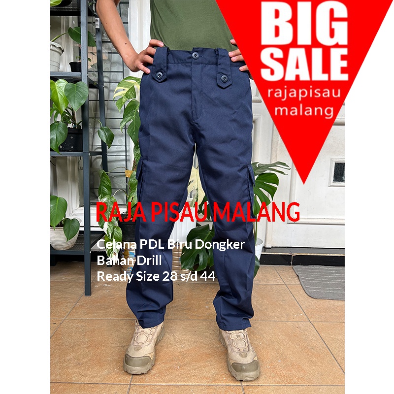 Celana PDL Biru Dongker Security Satpam Damkar PMR SATPAM PUTIH BIRU