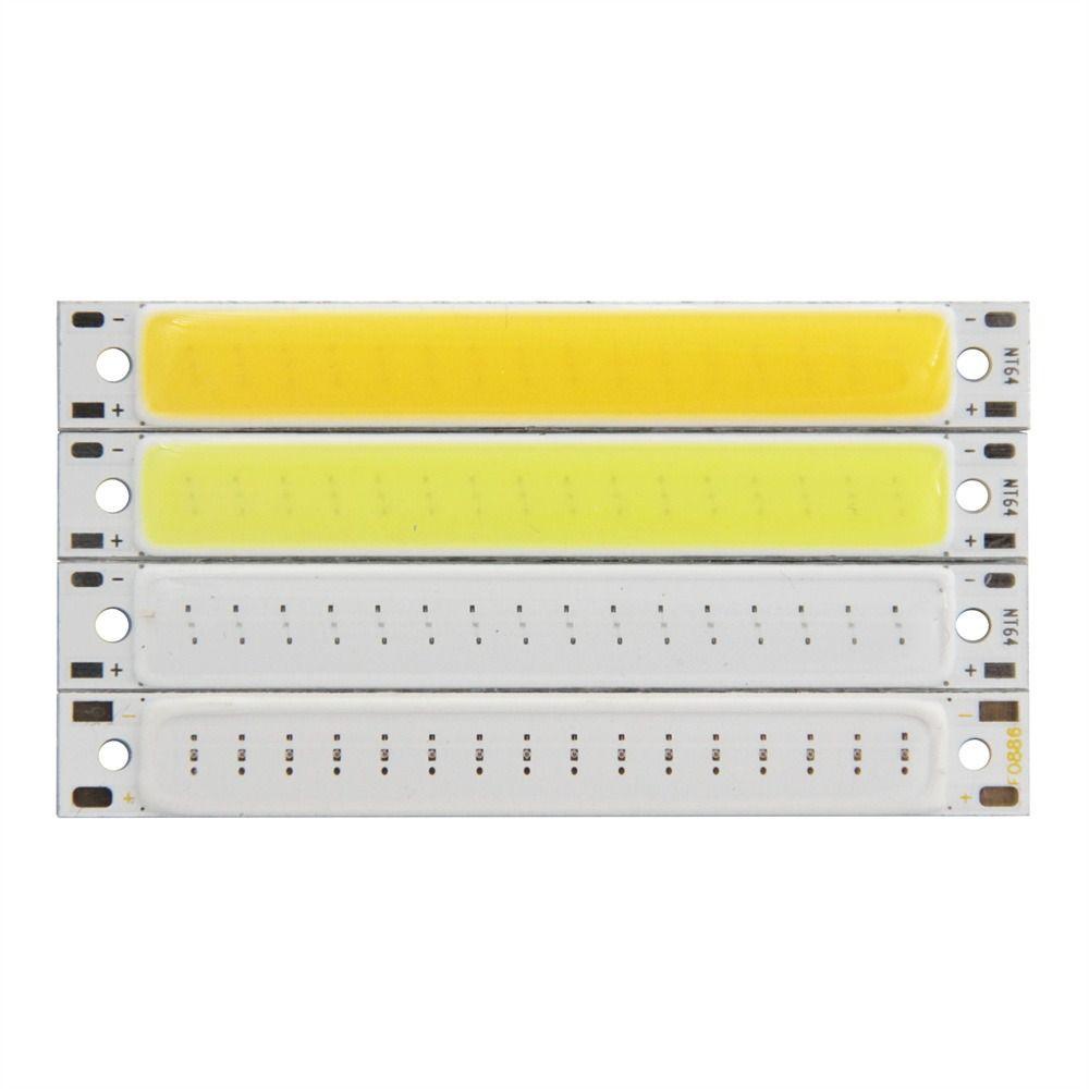 Augustina COB Strip DIY Light Lampu Kerja 1W 3W Cold White Warm White 3V 3.7V Lampu LED