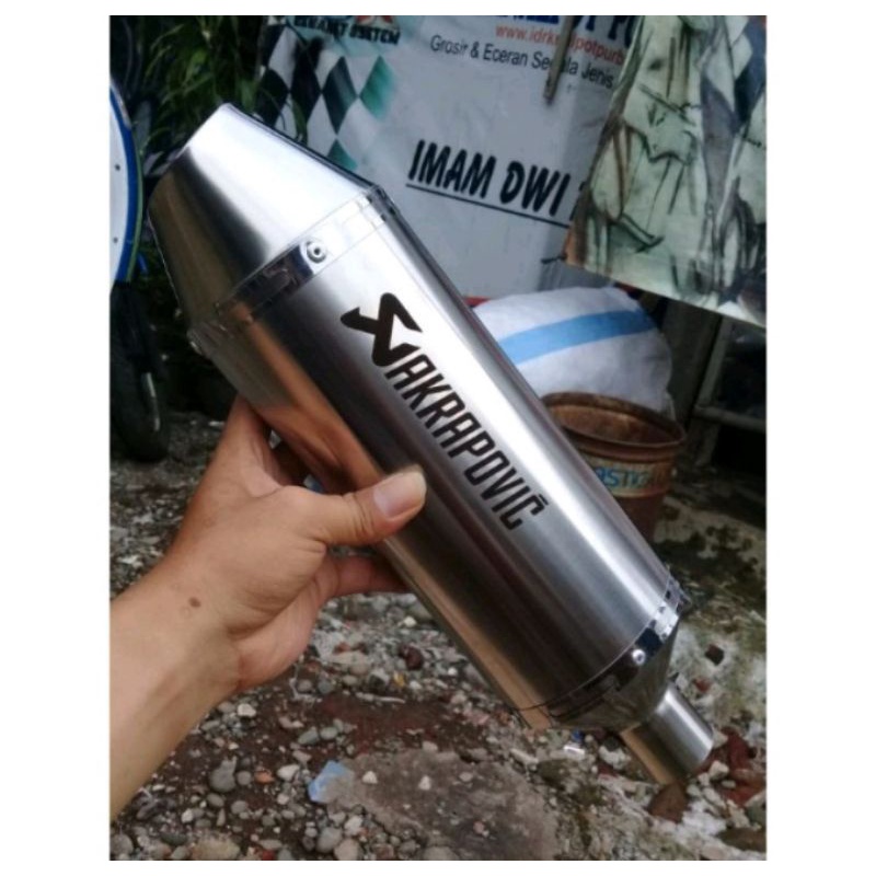 SILINCER SAJA KNALPOT AKRAPOVIC KLX 150 CRF 150 L DTRACKER