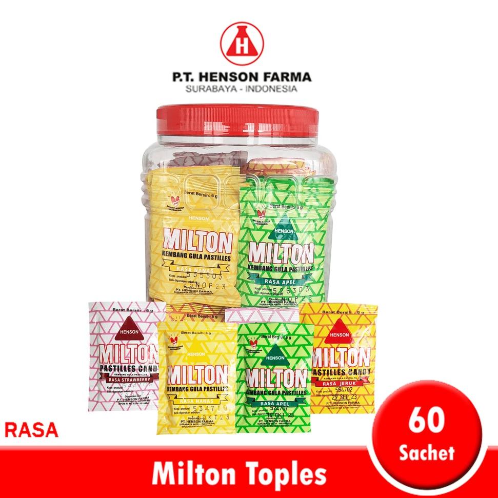 

✡ Milton Pastilles Toples Isi 60 Sachet ,,,,