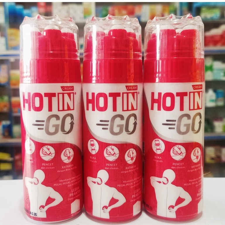 Hot In Go Cream 𝟏𝟎𝟎𝐠𝐫 - 𝐊𝐞𝐦𝐚𝐬𝐚𝐧 𝐁𝐨𝐭𝐨𝐥 𝐏𝐮𝐭𝐢𝐡 Nyeri Otot dan Sendi