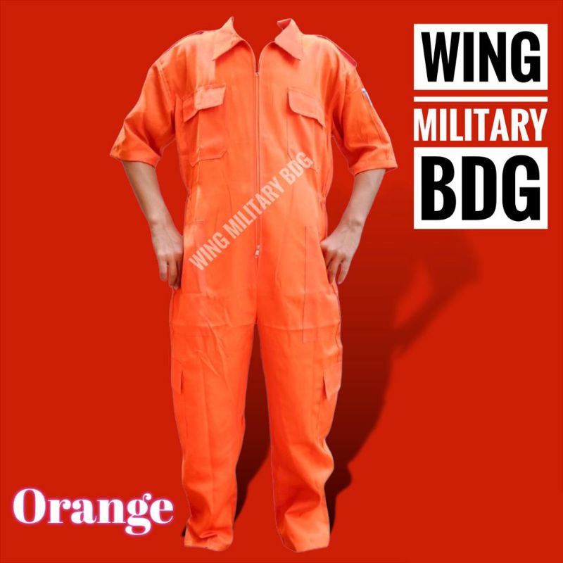 katelpak wearpack lengan pendek/coverall baju bengkel termurah