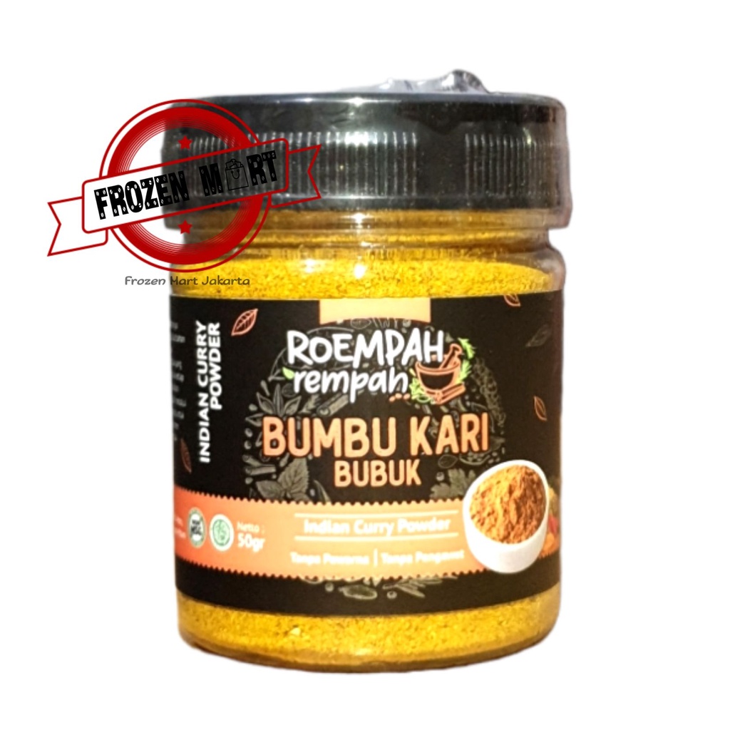 ROEMPAH REMPAH Bumbu Kari Bubuk / Indian Curry Powder / Kari India 50G