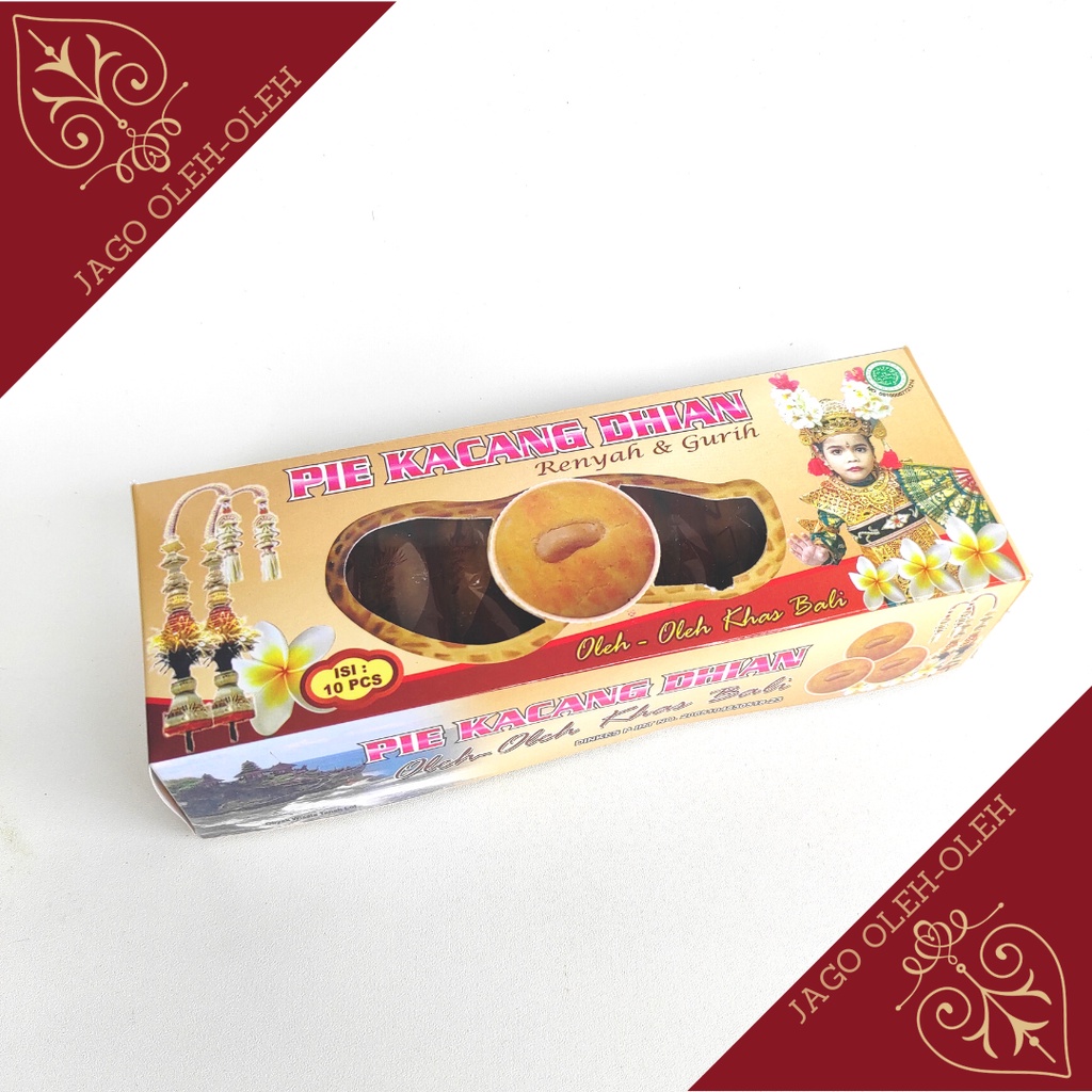 Pie Kacang Dhian isi 10pcs - pie kacang Bali