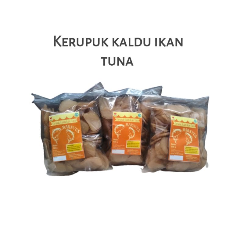 

Kerupuk kaldu ikan tuna mentah 3 bungkus 500gr