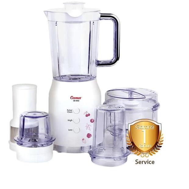 COSMOS Blender Plastik BLENZ 1.2 Liter 4 in 1 - CB 802 cb802 cosmos