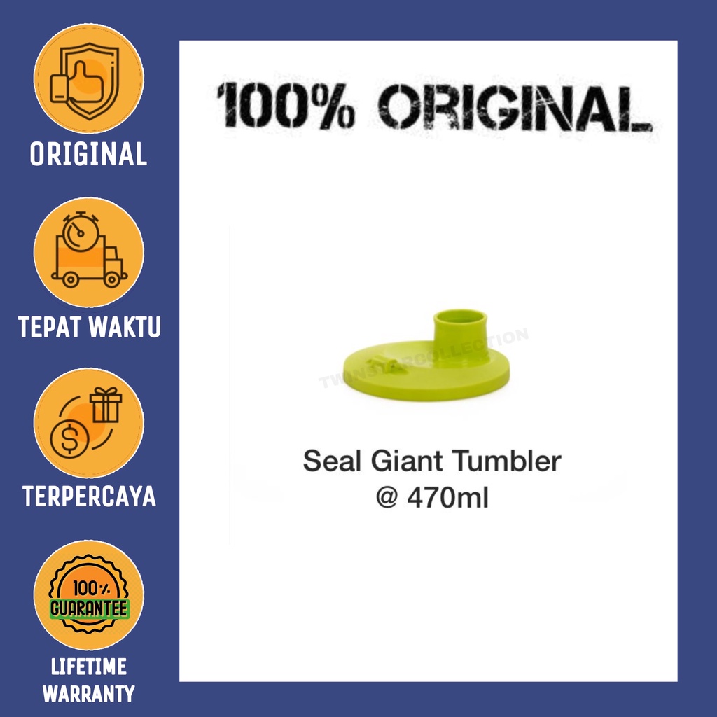 Promo Seal / Tutup Giant Tumbler 470 ml / Free Bubble wrap Tupperware