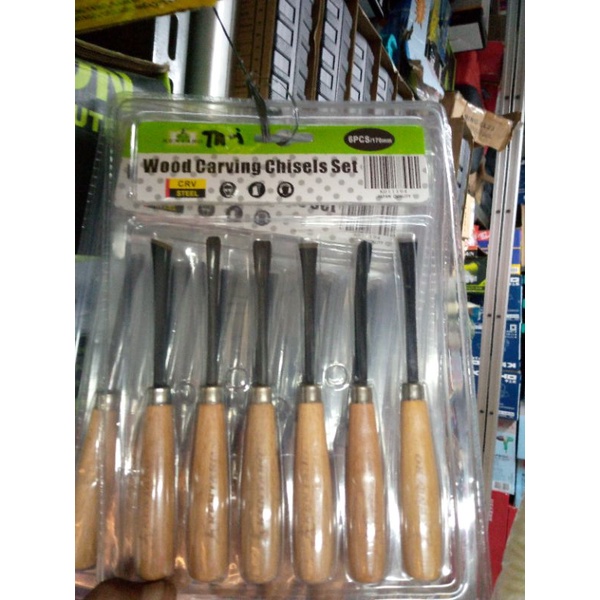 PAHAT BUBUT KAYU ISI 6PCS PAHAT BUBUT KAYU