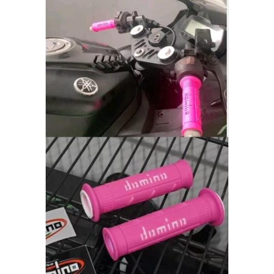 Handgrip Pink Handfat Pink Domino Model List Sisik Universal Beat Vario Mio Nmax Aerox Ninja