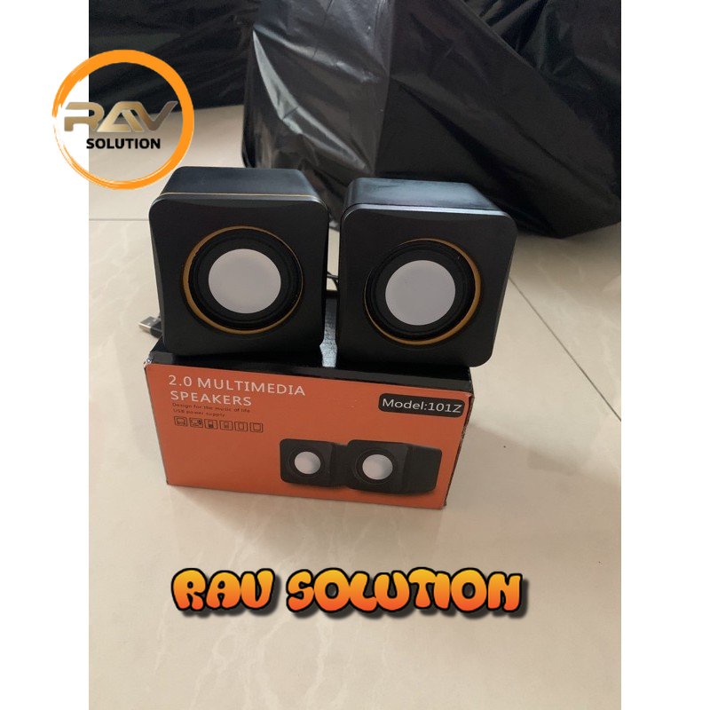 Speaker Komputer pc laptop murah super bass  usb 2.0 Multimedia 101z/ Speaker PC laptop/Speaker Suara besar Qualitas Bagus.  - RAV SOLUTION