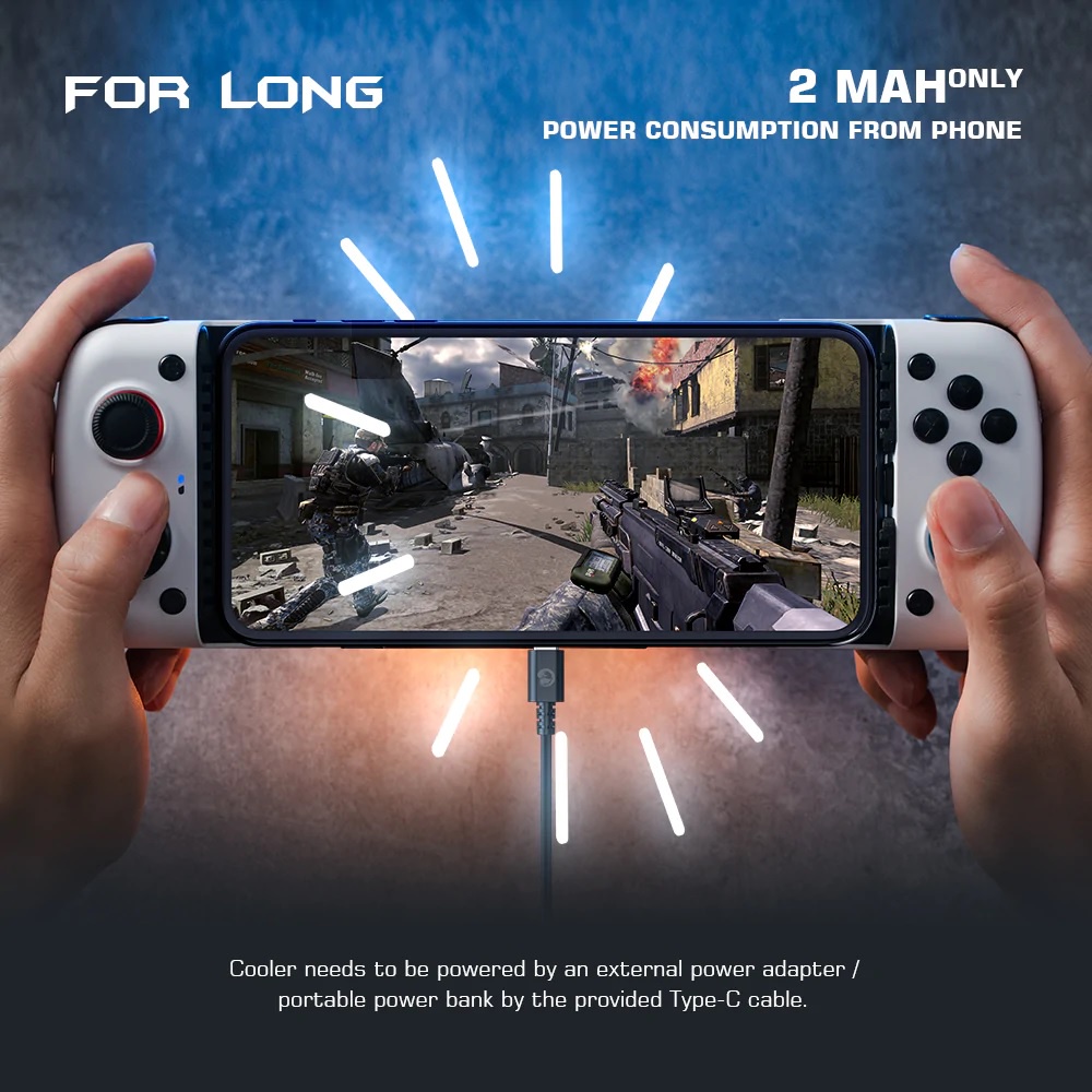 GAMESIR X3 Type-C - Cooled Mobile Gaming Controller - Gamingpad Smartphone Android dengan Cooler Pendingin