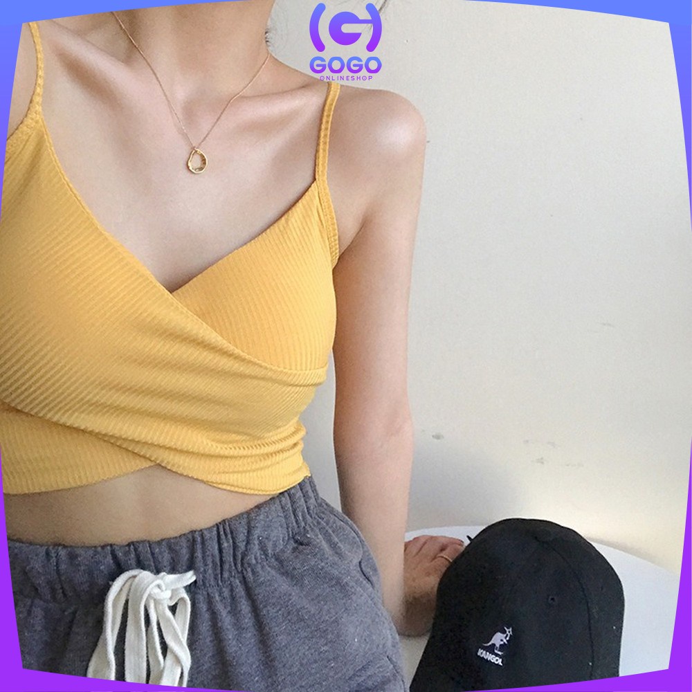 GOGO-P101 P102 Pakaian Dalam Atasan Wanita / Atasan Crop Wanita / Baju Bra Wanita Tank Top Wanita / Streetwear Wanita Bra Pakaian Tangtop Wanita