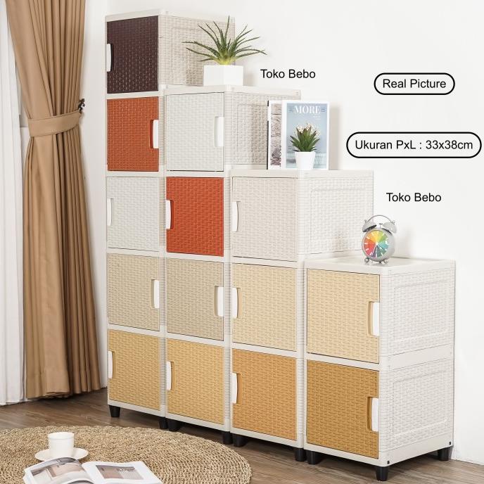

Lemari Plastik Multicolour Susun 2, Susun 3, Susun 4, Susun 5 stock ready