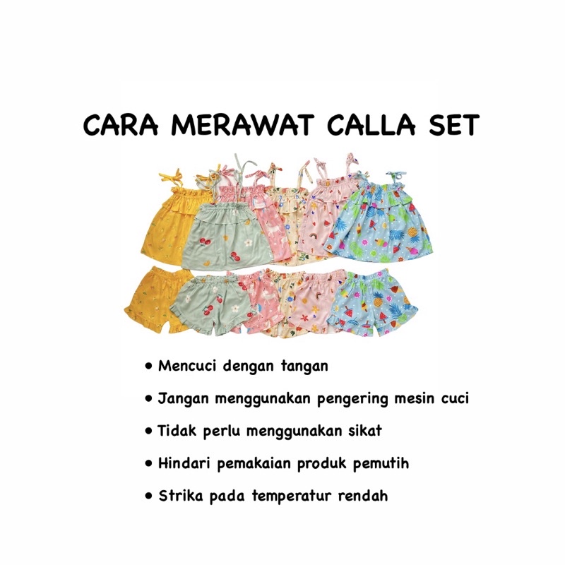 Baju Setelan Anak 1-3 Tahun LITTLE SUNKIST - Calla Set