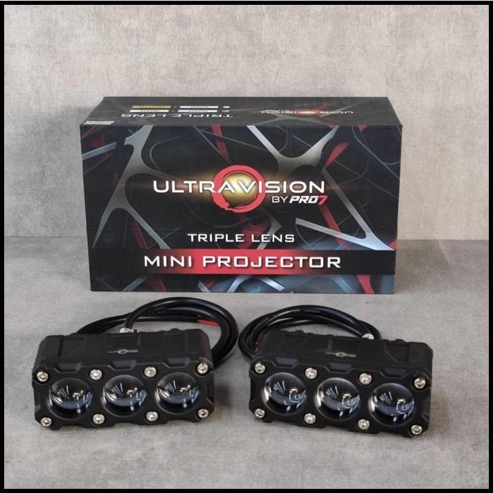 Promo Mini Projie Pro7 Triple Lens / 3 Lensa Ultravision By Pro7