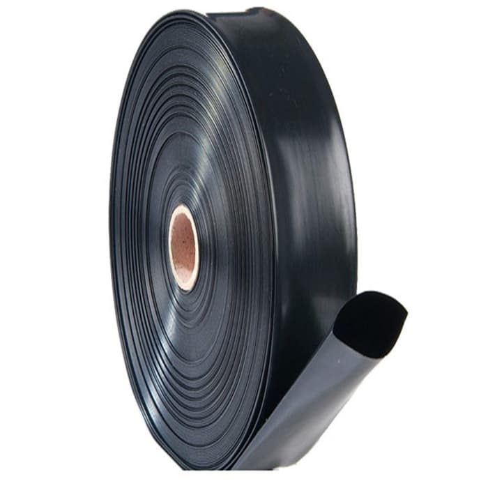 Selang Drip Irigasi Tetes Pertanian Hitam 5 10 15 Mikron Lebar 4 Cm Panjang 100 Meter Untuk Pipa 3/4 Inch