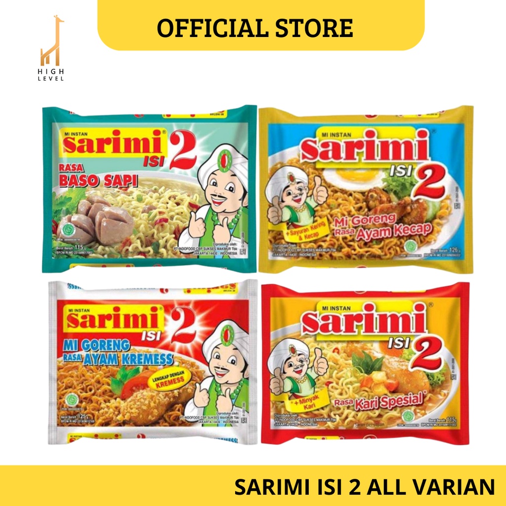 

Mie Instan Goreng Kuah Sarimi Isi 2
