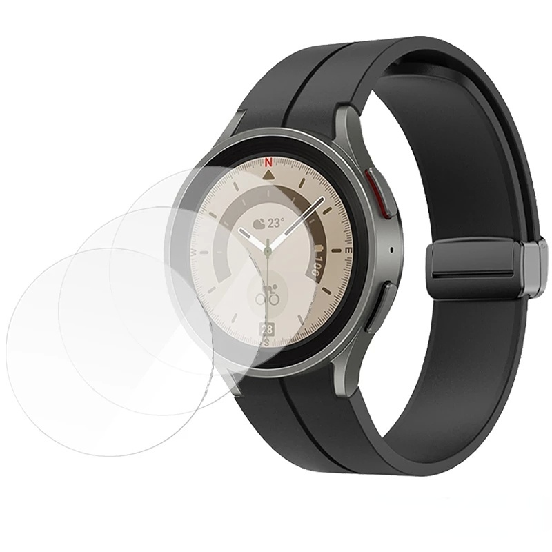 Pelindung Layar Tempered Glass HD Untuk Samsung Galaxy Watch 4 44mm 40mm / Watch4 Classic