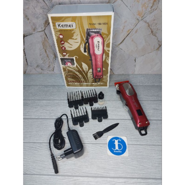 Alat Cukur Rambut Hair Clipper Cukuran Rambut Listrik Kemei KM 1031
