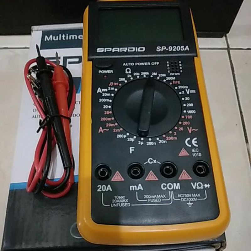 MULTITESTER DIGITAL SP-9205A SPARDIO