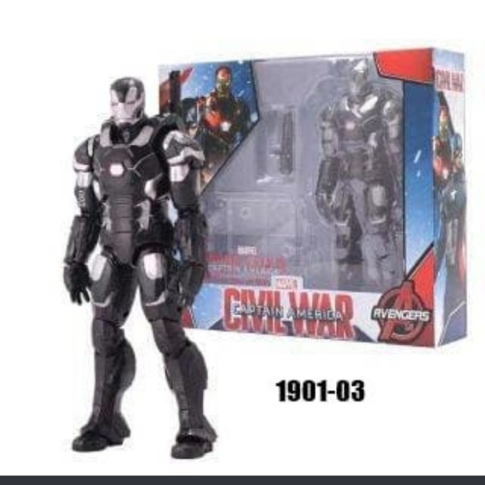 Figure ZD toys Marvel Avengers War Machine Civil War ORIGINAL