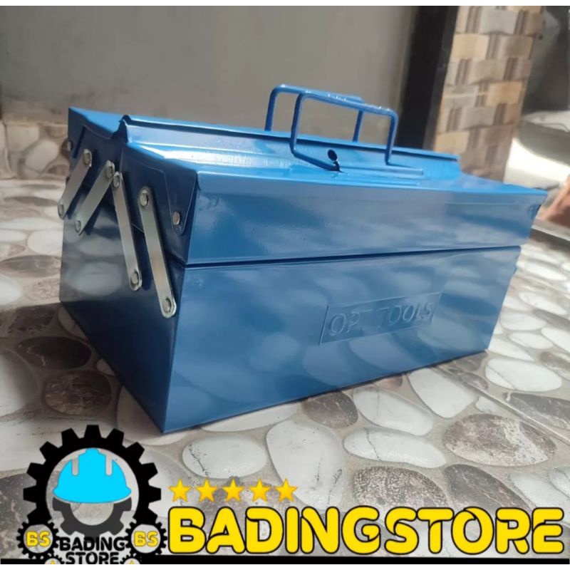 TOOL BOX BESI 2 SUSUN 3 RUANG - TOOLBOX 2 STACK - TOOLBOX OPT TEMPAT PENYIMPANAN PERKAKAS