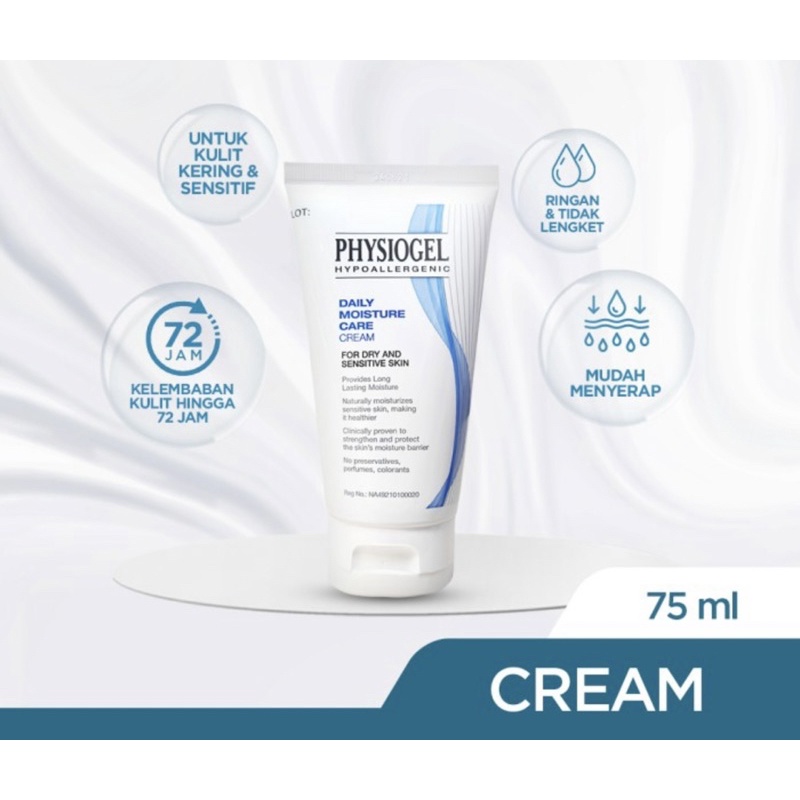 Physiogel daily moisture care cream 75 ml ( krim kulit kering )