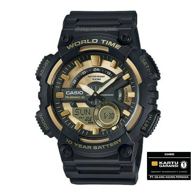Jam Tangan Pria Casio AEQ-110BW AEQ-110W AEQ 110BW AEQ 110W Original RESMI
