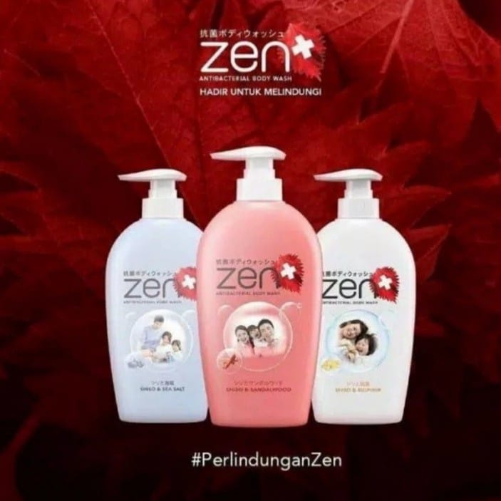 ZEN Body Cleanser Sabun Cair Pump 480ML ~ ORIGINAL 100%