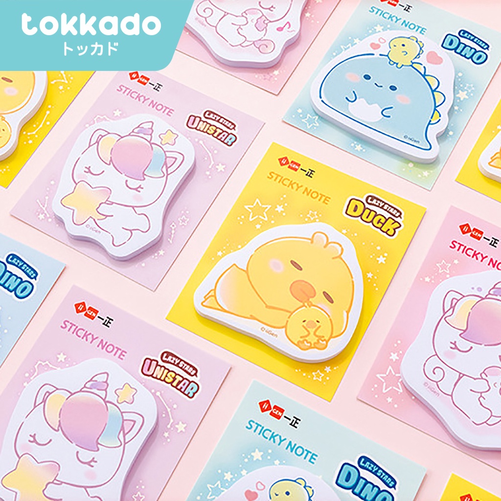 

TOKKADO Fuwa Sticky Notes Catatan Memo Reminder Tempel Karakter Unik Lucu