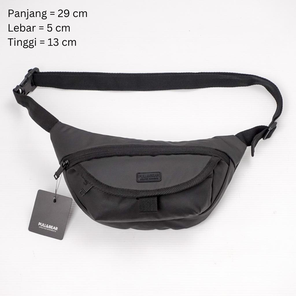 Tas Pinggang Pull &amp; Bear Waistbag Pria Import Mirror Original