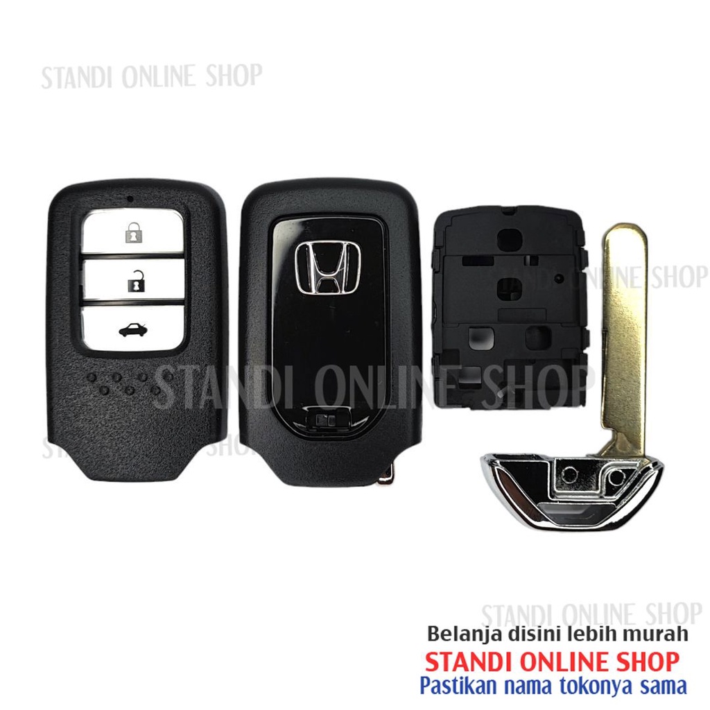 Cassing Remote Case Smartkey Rumah Kunci Honda City 3 Tombol