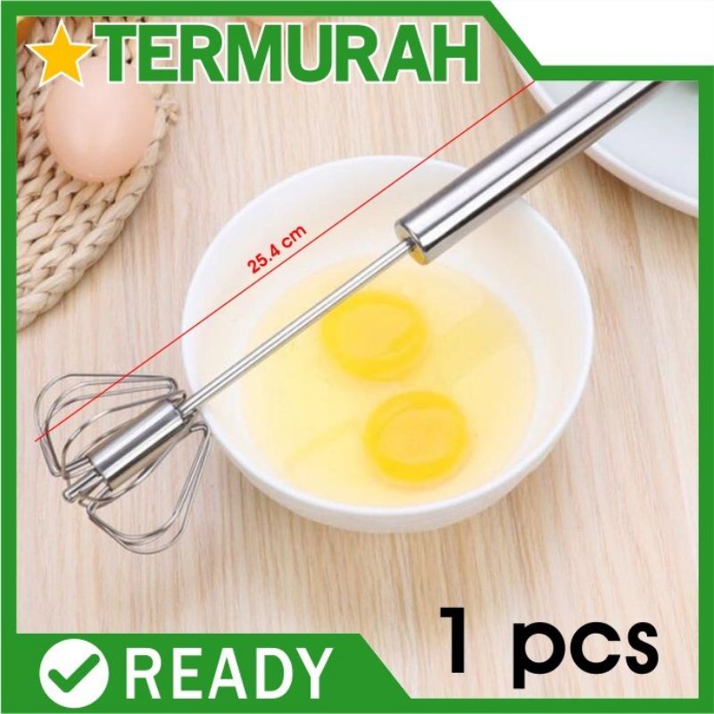 Hand Mixer Manual Otomatis Better Beater Milk Frother Whisker Pastry Adonan Kue Coffee