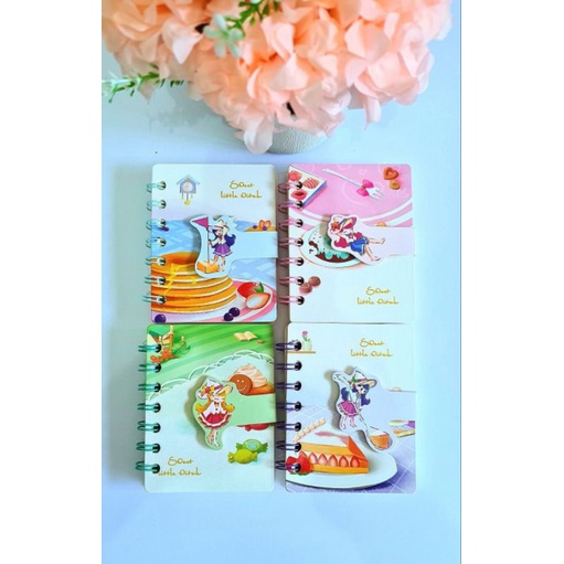 

DiaryNotebook Ring Lucu /Notes Imut Karakter sweet /BUKU CATATAN Anak