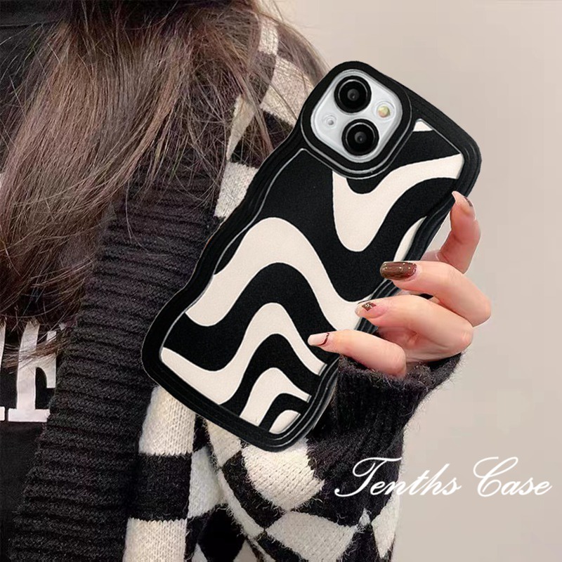 Compatible For IPhone 14 13 12 11 Pro Max X XR Xs Max 8 7 6 6s Plus SE 2020 Soft Case Bening Desain Twill Untuk