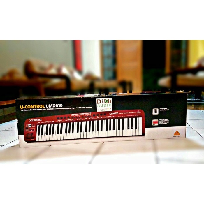 Behringer Umx610 [ Umx 610 ] 61 Key Keyboard Midi Controller With Usb #Original