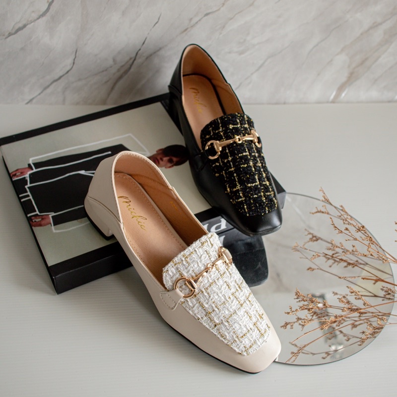 Tiana Tweed Loafers