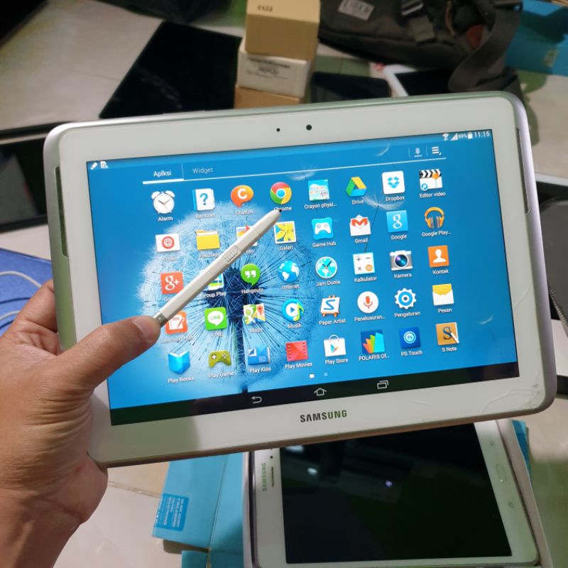 Samsung tab note 10inch 2/16 ram 2gb rom 16gb N8000 wifi only second berkualitas