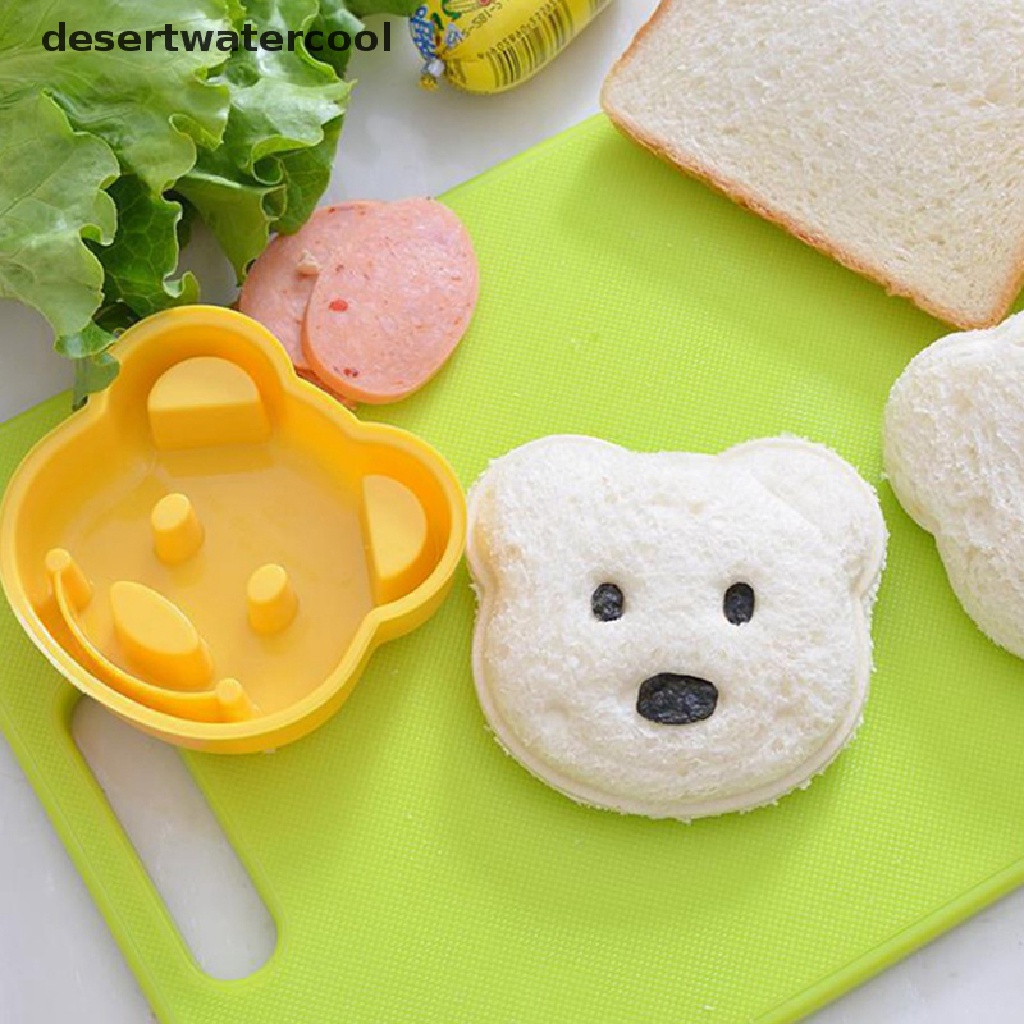 Deid Cetakan Pemotong Kue / Roti / Sandwich Bentuk Kartun Beruang