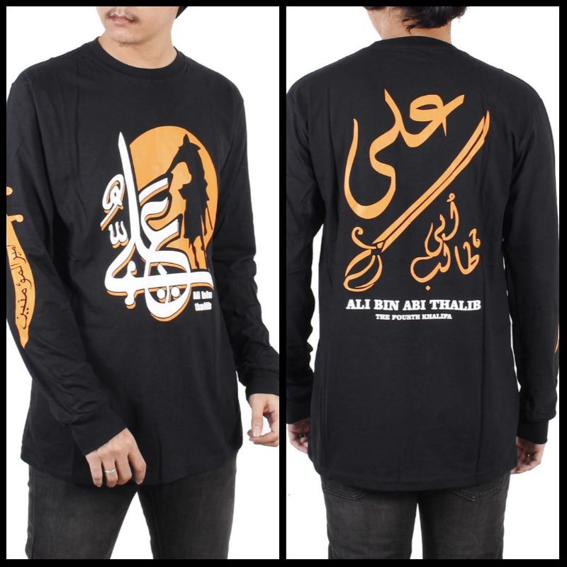kaos pria muslim dakwah islami Ali bin Abi Thalib