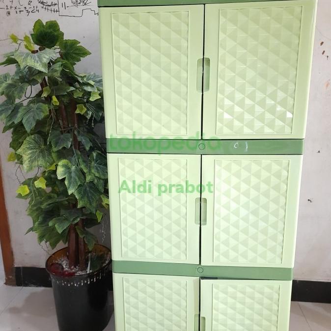

lemari plastik tabita mini susun 2/3/4/khusus gojek/grab istan stock ready