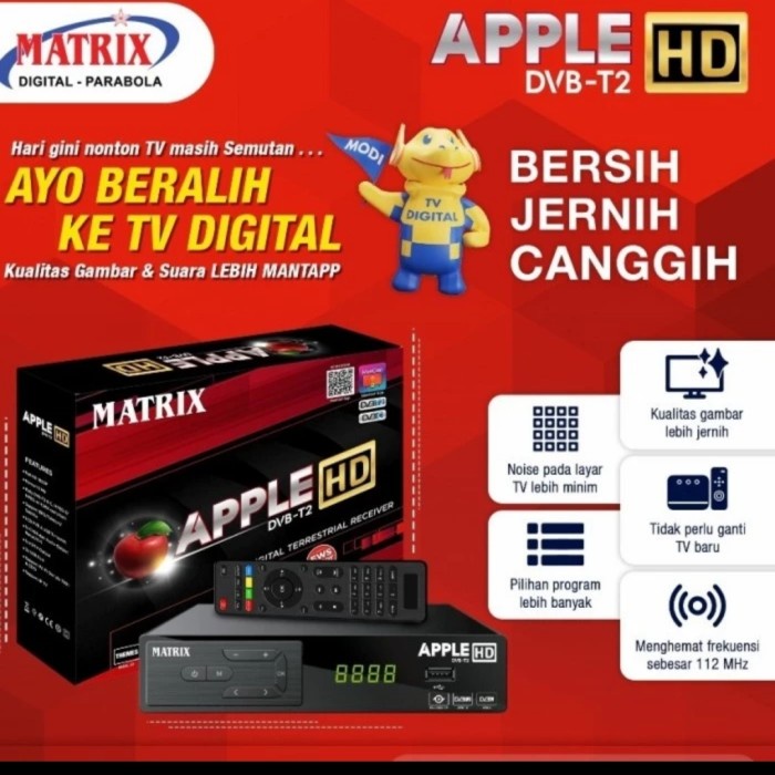 Produk Terbaru Stb Set Top Box Matrix Garuda Biru