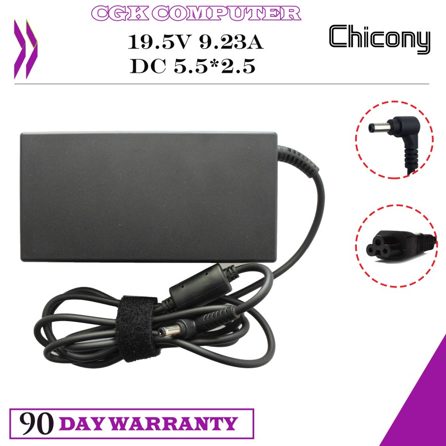 Adaptor Charger for Chicony 19.5V 9.23A 180W A17-180P4A ADP-180MB 19.5V 9.23A
