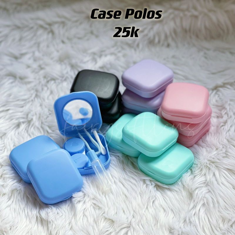 Tempat / Kotak / Case Soflens Polos (Random)